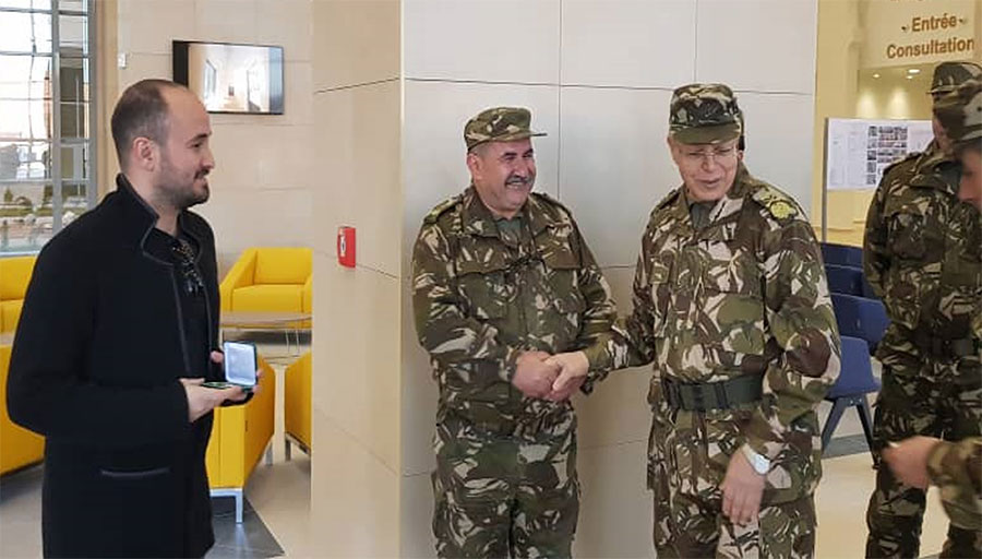 Official opening of Military Hospital by the Commander of Algerian Air Forces/ Algeria